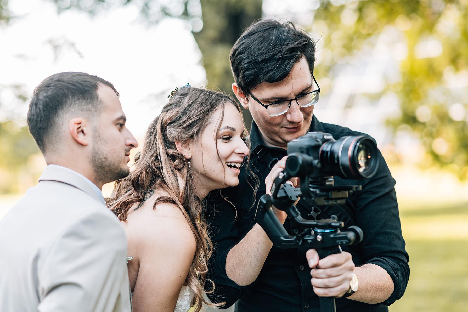 Esküvői pár portré